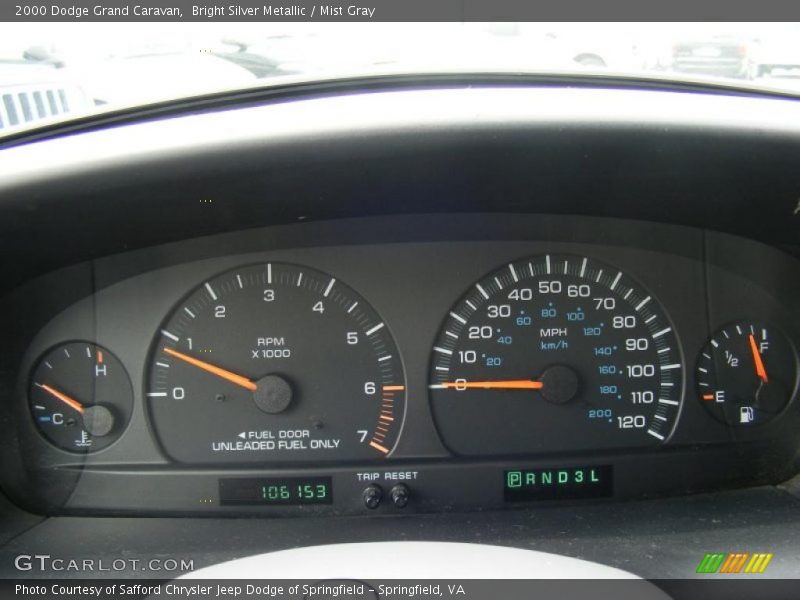 Bright Silver Metallic / Mist Gray 2000 Dodge Grand Caravan