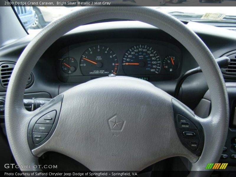 Bright Silver Metallic / Mist Gray 2000 Dodge Grand Caravan