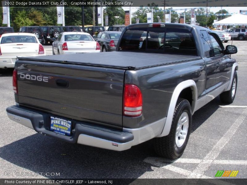 Graphite Metallic / Dark Slate Gray 2002 Dodge Dakota SXT Club Cab