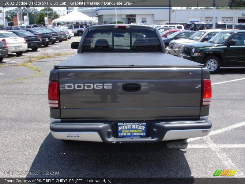 Graphite Metallic / Dark Slate Gray 2002 Dodge Dakota SXT Club Cab