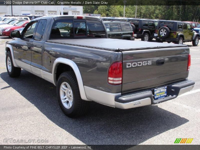 Graphite Metallic / Dark Slate Gray 2002 Dodge Dakota SXT Club Cab