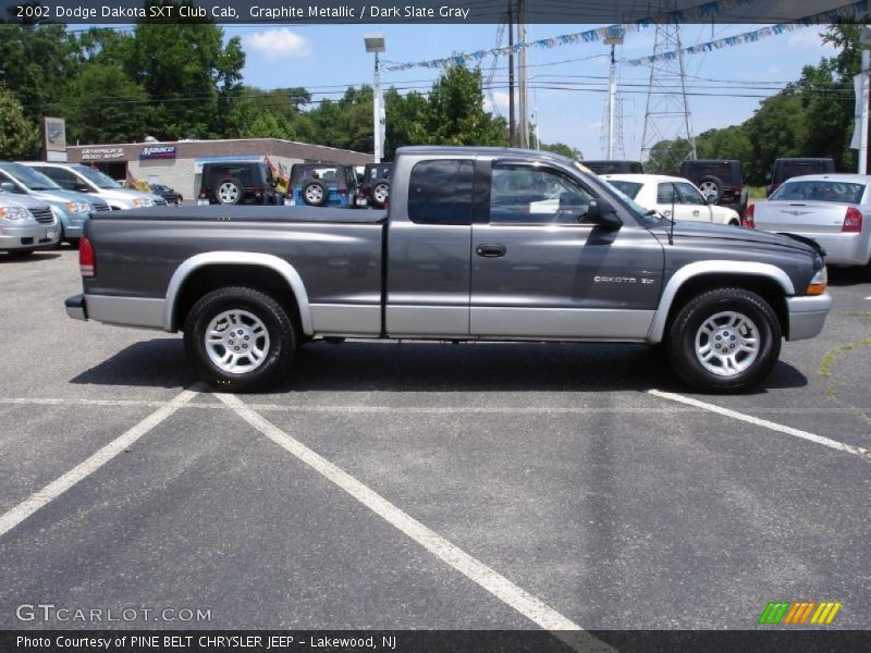 Graphite Metallic / Dark Slate Gray 2002 Dodge Dakota SXT Club Cab