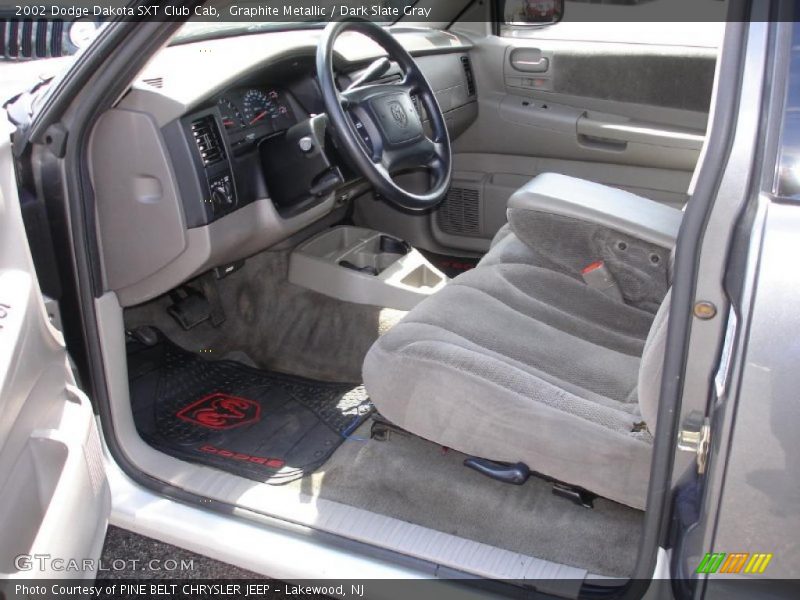 Graphite Metallic / Dark Slate Gray 2002 Dodge Dakota SXT Club Cab