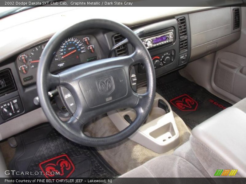 Graphite Metallic / Dark Slate Gray 2002 Dodge Dakota SXT Club Cab