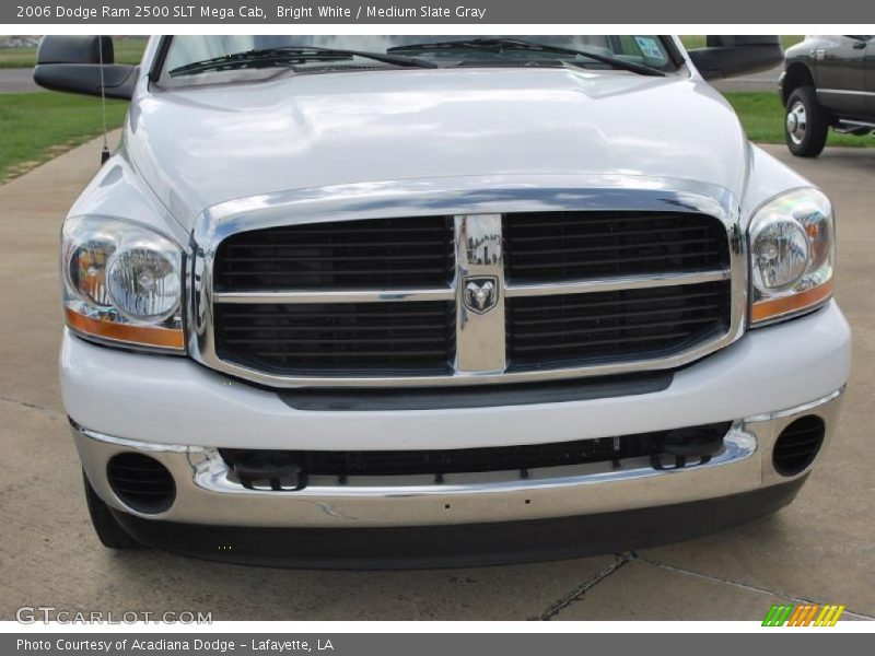 Bright White / Medium Slate Gray 2006 Dodge Ram 2500 SLT Mega Cab