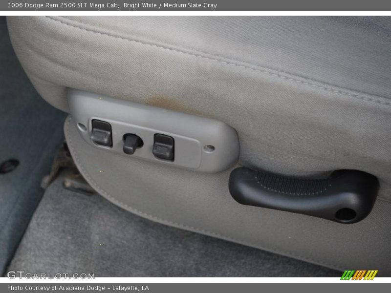 Bright White / Medium Slate Gray 2006 Dodge Ram 2500 SLT Mega Cab