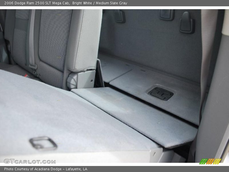 Bright White / Medium Slate Gray 2006 Dodge Ram 2500 SLT Mega Cab