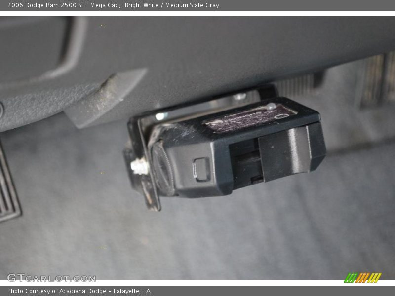 Bright White / Medium Slate Gray 2006 Dodge Ram 2500 SLT Mega Cab