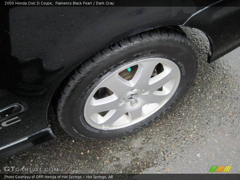 Flamenco Black Pearl / Dark Gray 2000 Honda Civic Si Coupe