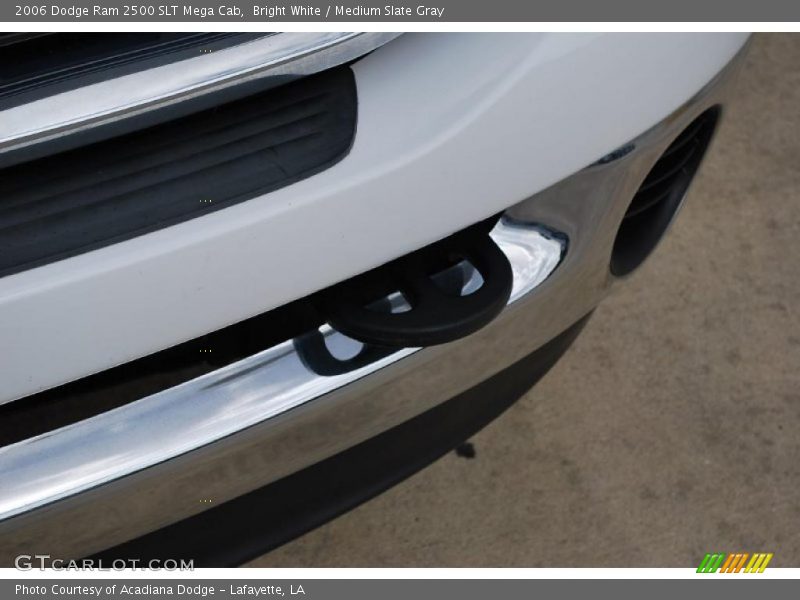 Bright White / Medium Slate Gray 2006 Dodge Ram 2500 SLT Mega Cab