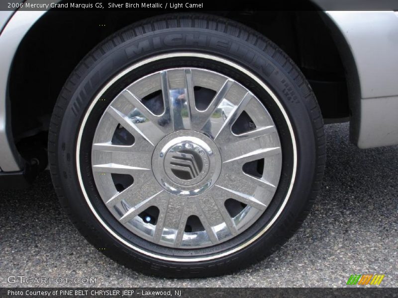 Silver Birch Metallic / Light Camel 2006 Mercury Grand Marquis GS