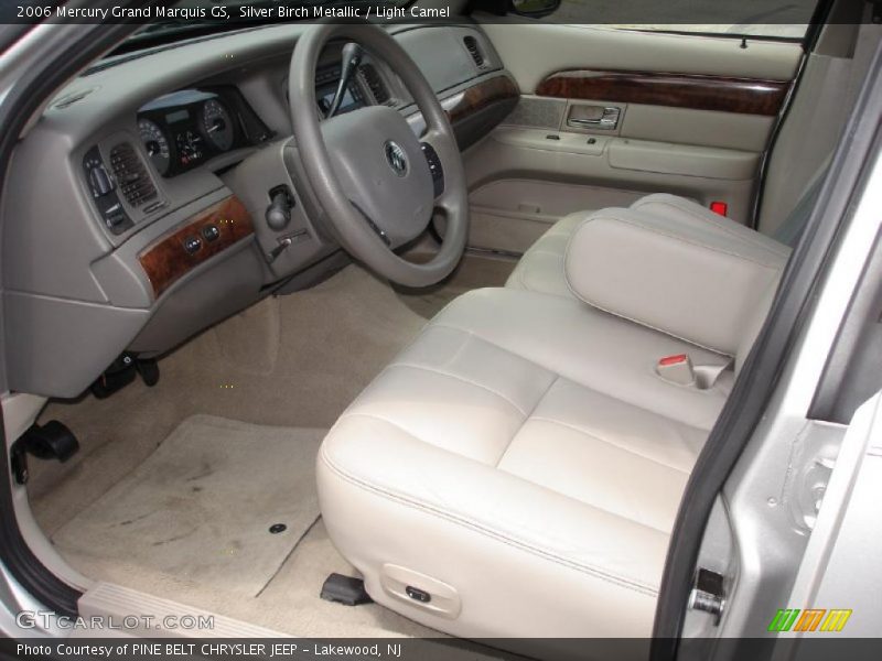 Silver Birch Metallic / Light Camel 2006 Mercury Grand Marquis GS