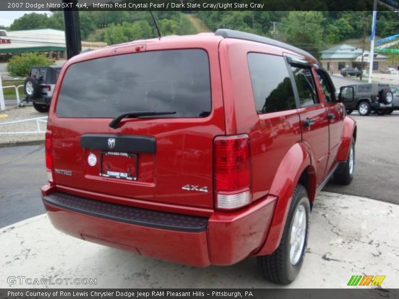 Inferno Red Crystal Pearl / Dark Slate Gray/Light Slate Gray 2007 Dodge Nitro SXT 4x4