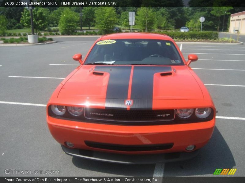 HEMI Orange / Dark Slate Gray 2009 Dodge Challenger SRT8
