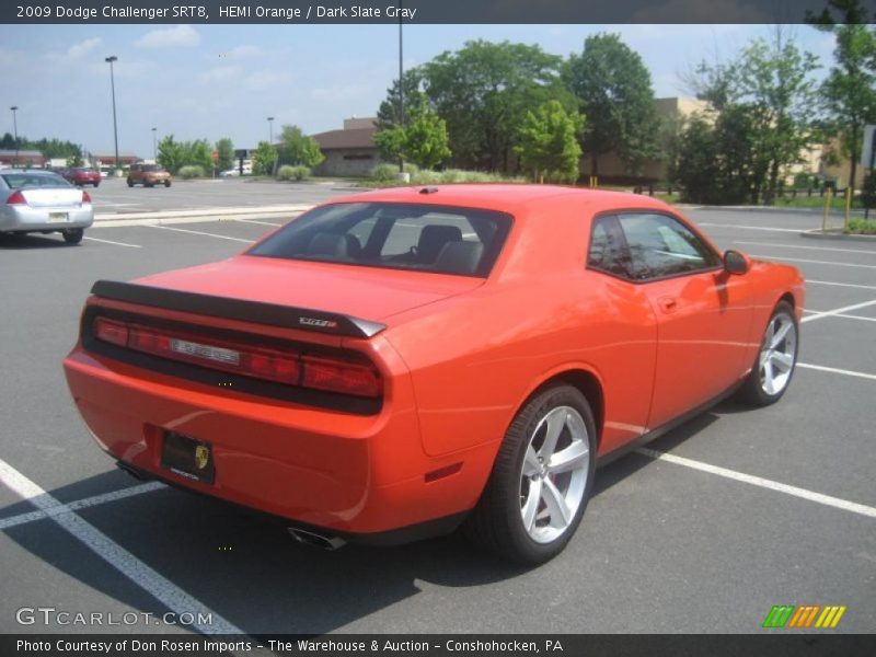 HEMI Orange / Dark Slate Gray 2009 Dodge Challenger SRT8