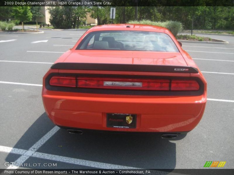 HEMI Orange / Dark Slate Gray 2009 Dodge Challenger SRT8