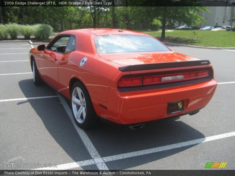 HEMI Orange / Dark Slate Gray 2009 Dodge Challenger SRT8