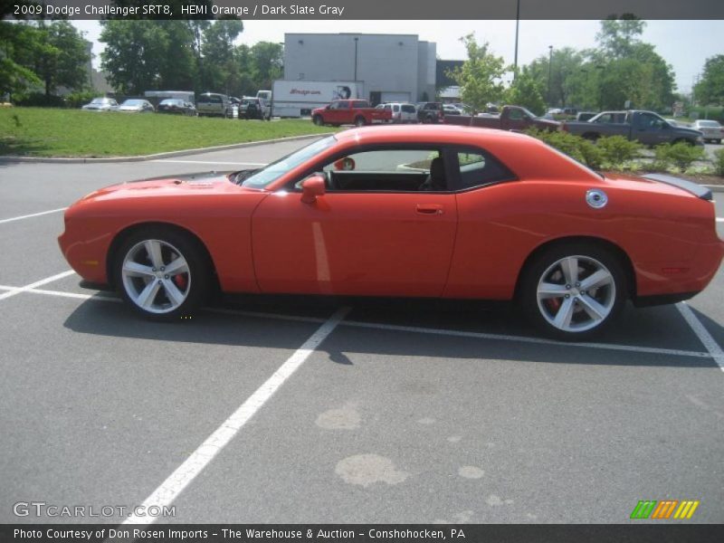 HEMI Orange / Dark Slate Gray 2009 Dodge Challenger SRT8