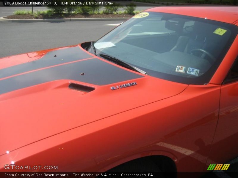 HEMI Orange / Dark Slate Gray 2009 Dodge Challenger SRT8