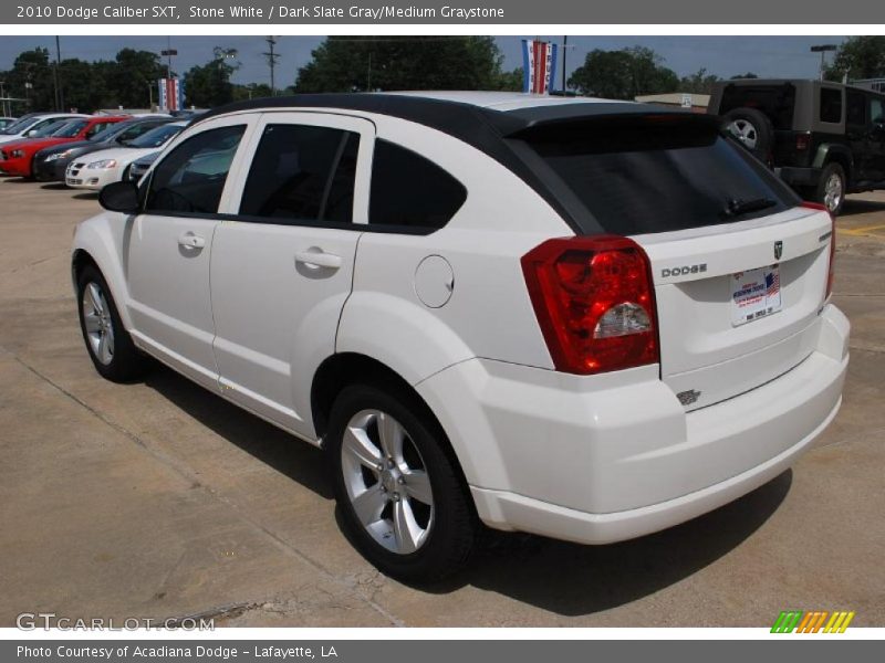 Stone White / Dark Slate Gray/Medium Graystone 2010 Dodge Caliber SXT