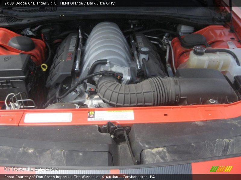 HEMI Orange / Dark Slate Gray 2009 Dodge Challenger SRT8