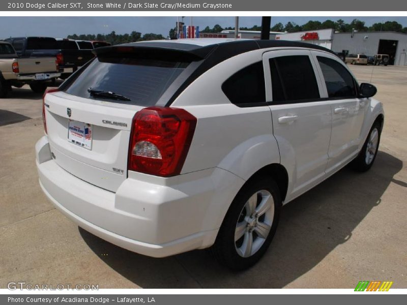 Stone White / Dark Slate Gray/Medium Graystone 2010 Dodge Caliber SXT