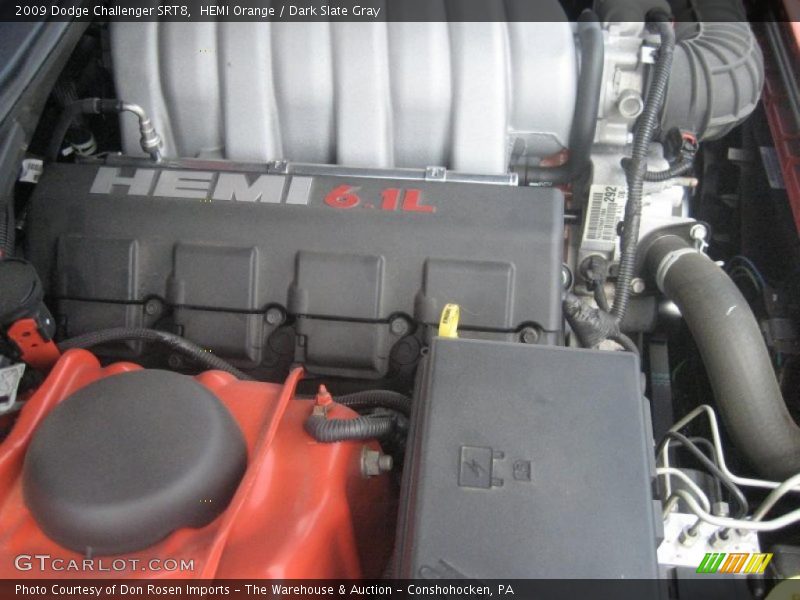 HEMI Orange / Dark Slate Gray 2009 Dodge Challenger SRT8