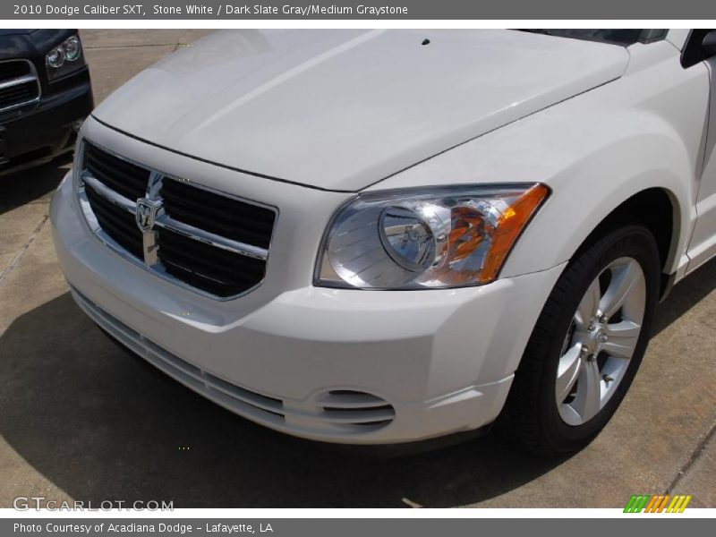 Stone White / Dark Slate Gray/Medium Graystone 2010 Dodge Caliber SXT