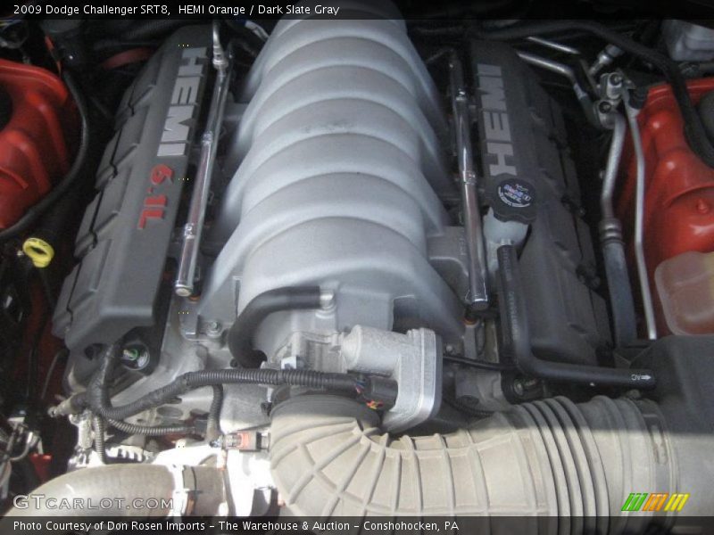 HEMI Orange / Dark Slate Gray 2009 Dodge Challenger SRT8