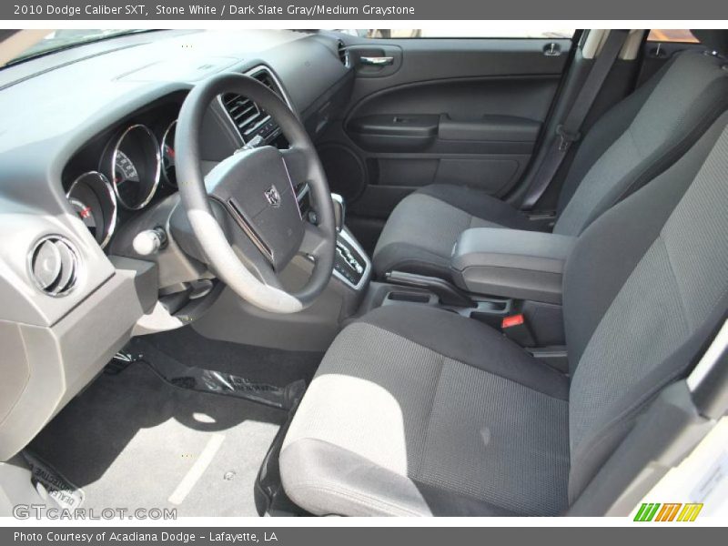 Stone White / Dark Slate Gray/Medium Graystone 2010 Dodge Caliber SXT
