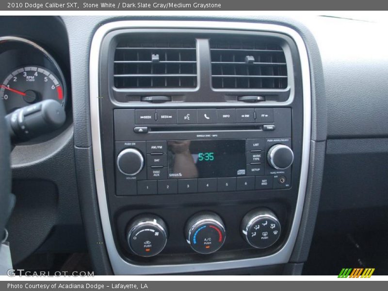 Stone White / Dark Slate Gray/Medium Graystone 2010 Dodge Caliber SXT