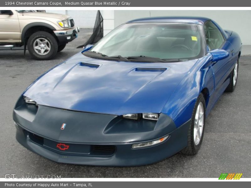 Medium Quasar Blue Metallic / Gray 1994 Chevrolet Camaro Coupe