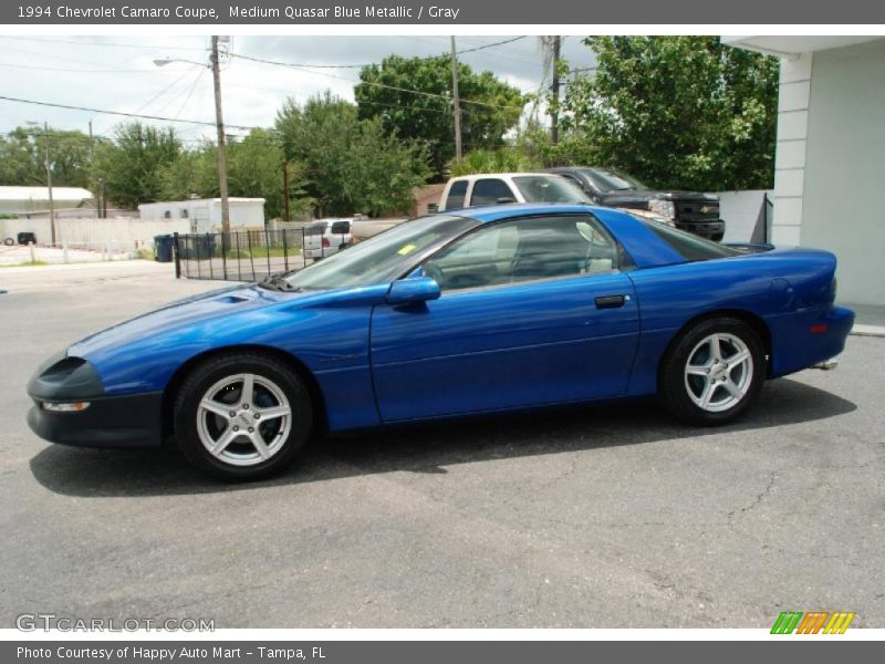 Medium Quasar Blue Metallic / Gray 1994 Chevrolet Camaro Coupe