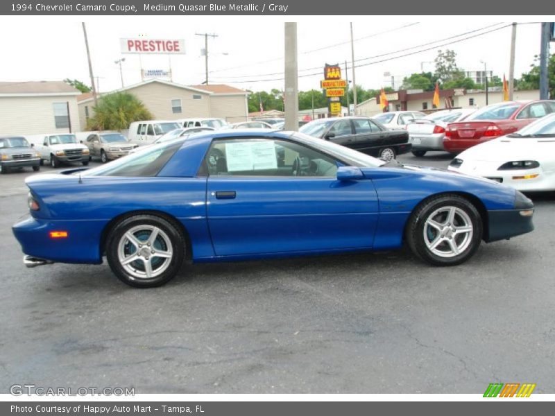 Medium Quasar Blue Metallic / Gray 1994 Chevrolet Camaro Coupe