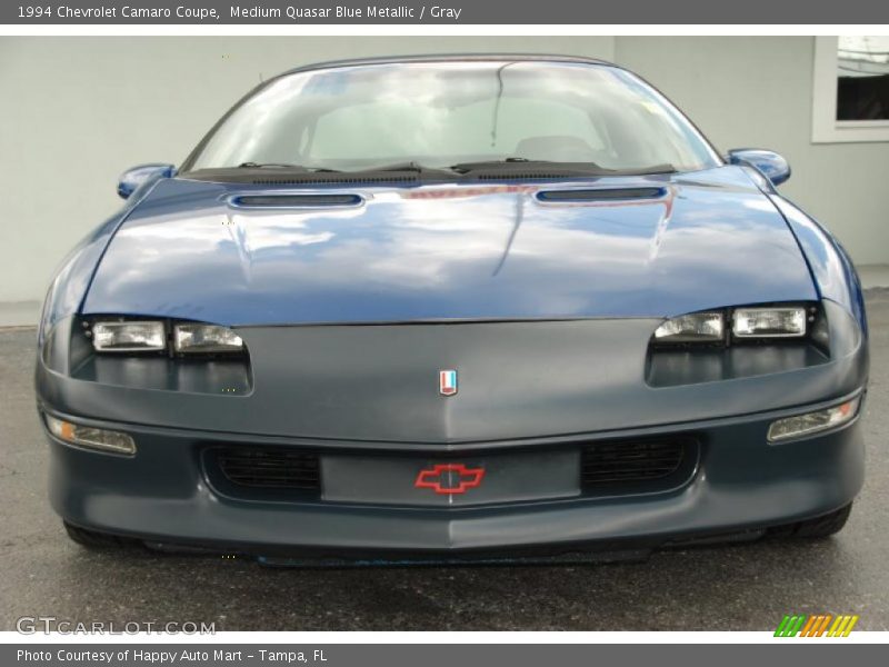 Medium Quasar Blue Metallic / Gray 1994 Chevrolet Camaro Coupe