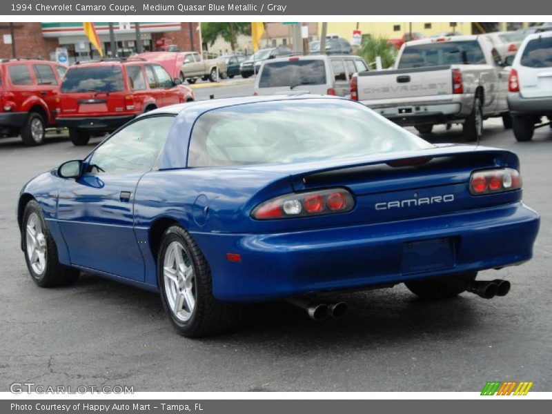 Medium Quasar Blue Metallic / Gray 1994 Chevrolet Camaro Coupe