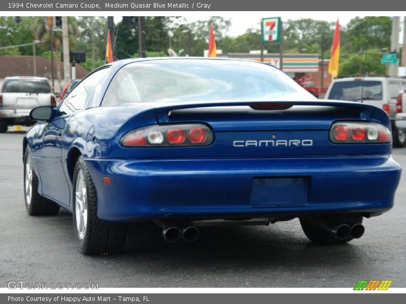 Medium Quasar Blue Metallic / Gray 1994 Chevrolet Camaro Coupe