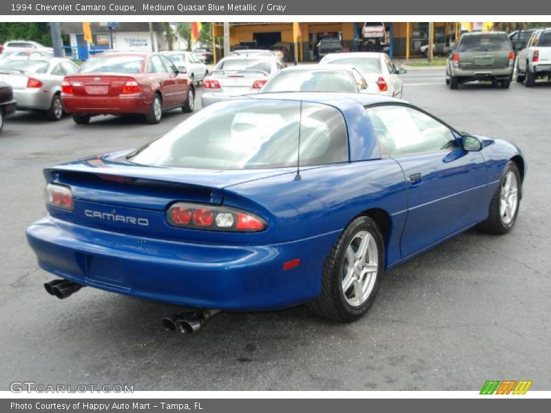 Medium Quasar Blue Metallic / Gray 1994 Chevrolet Camaro Coupe