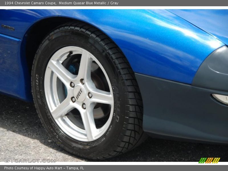 Medium Quasar Blue Metallic / Gray 1994 Chevrolet Camaro Coupe