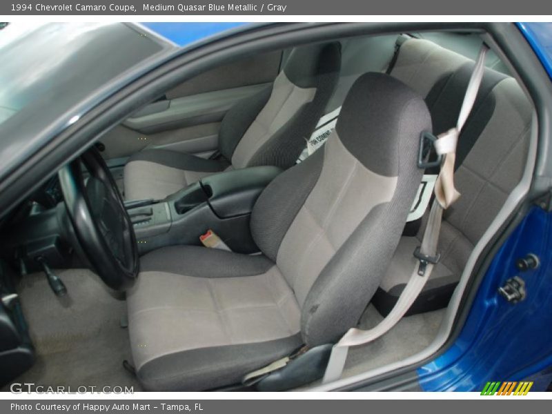 Medium Quasar Blue Metallic / Gray 1994 Chevrolet Camaro Coupe