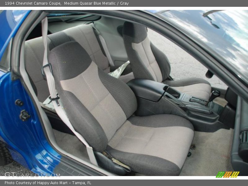 Medium Quasar Blue Metallic / Gray 1994 Chevrolet Camaro Coupe