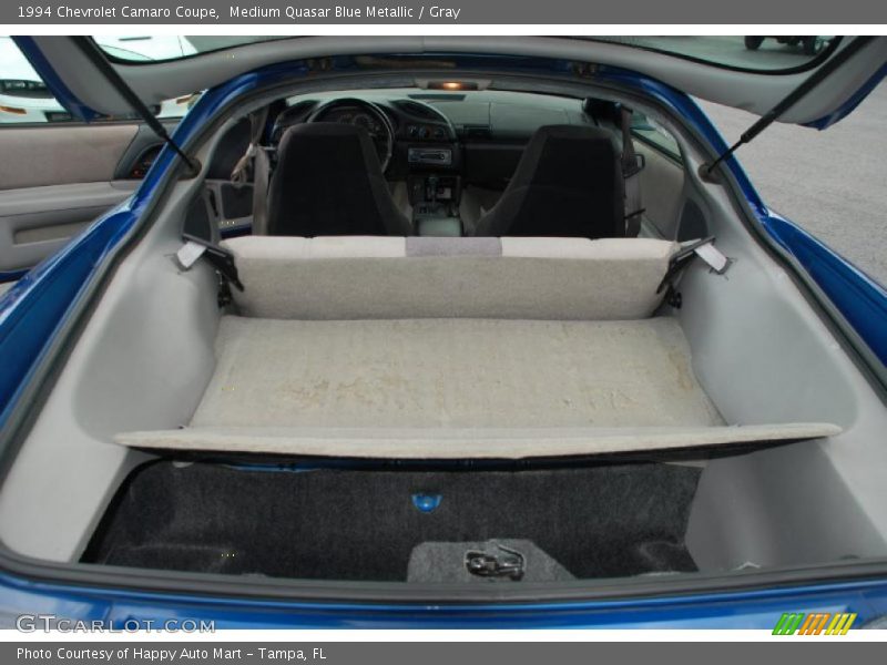 Medium Quasar Blue Metallic / Gray 1994 Chevrolet Camaro Coupe