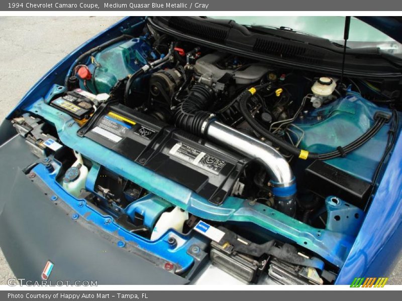 Medium Quasar Blue Metallic / Gray 1994 Chevrolet Camaro Coupe