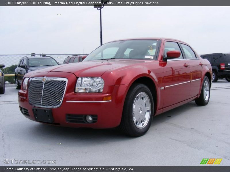 Inferno Red Crystal Pearlcoat / Dark Slate Gray/Light Graystone 2007 Chrysler 300 Touring
