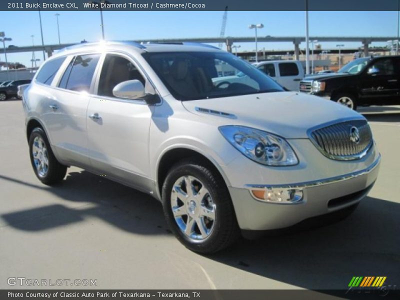 White Diamond Tricoat / Cashmere/Cocoa 2011 Buick Enclave CXL