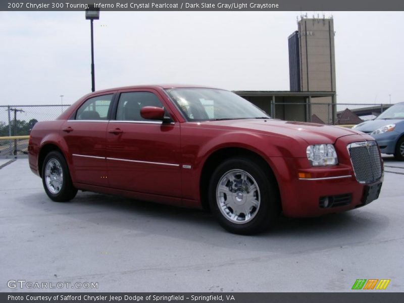 Inferno Red Crystal Pearlcoat / Dark Slate Gray/Light Graystone 2007 Chrysler 300 Touring