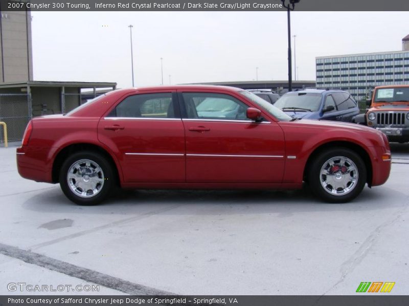 Inferno Red Crystal Pearlcoat / Dark Slate Gray/Light Graystone 2007 Chrysler 300 Touring