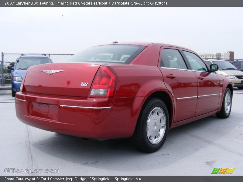 Inferno Red Crystal Pearlcoat / Dark Slate Gray/Light Graystone 2007 Chrysler 300 Touring