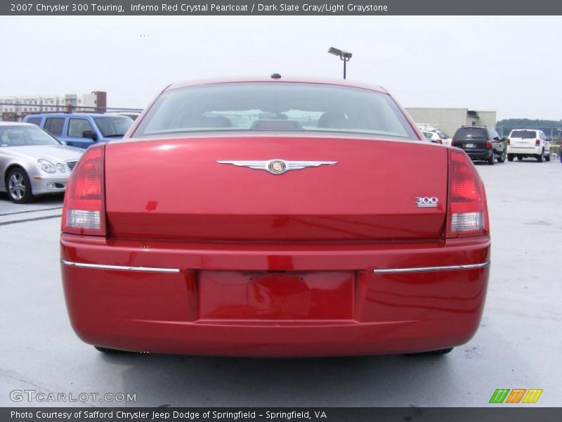 Inferno Red Crystal Pearlcoat / Dark Slate Gray/Light Graystone 2007 Chrysler 300 Touring