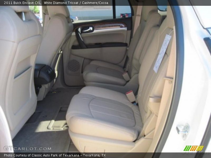 White Diamond Tricoat / Cashmere/Cocoa 2011 Buick Enclave CXL